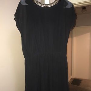 Sequined silk cocktail dress